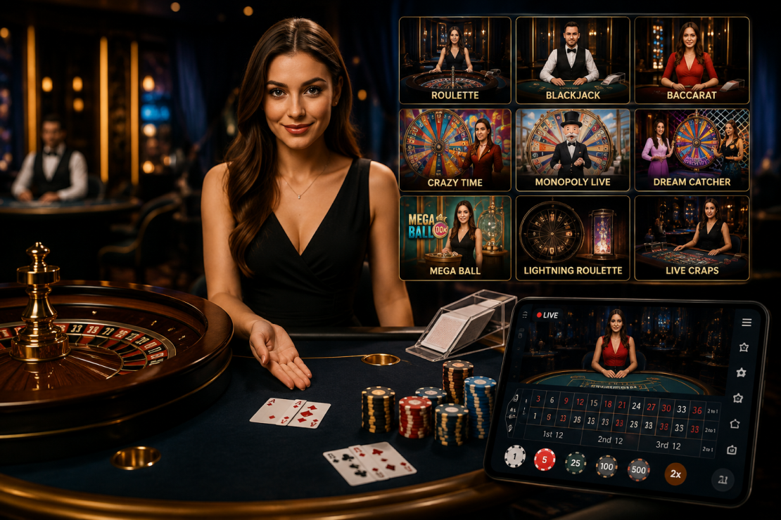 Live-kasino Tower Casinolla